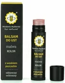Balsamy do ust - Balsam do ust, MALWA, kolor PERŁOWO-JASNORÓŻOWY z lekkim połyskiem, Miodowa Mydlarnia - miniaturka - grafika 1