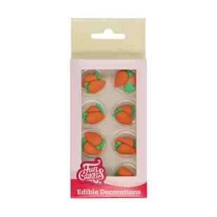 Ozdoby cukrowe MARCHEWKI FunCakes, 16 szt. - Dodatki do ciast w proszku - miniaturka - grafika 1
