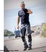 Odzież robocza - Ardon ARDON 4Xstretch - spodnie robocze pas stretch, 7 kieszeni: na składaną miarkę, śrubokręt, nóż + na nakolanniki, d-ring, - jasno-szary H6095 64 - miniaturka - grafika 1