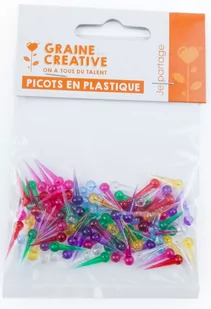 Platikowe szpilki do obrazków, 100 sztuk - Prace ręczne dla dzieci - miniaturka - grafika 1