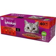 Mokra karma dla kotów - WHISKAS Adult saszetka 40 x 85 g Klasyczne Posiłki + WHISKAS Adult saszetka 4 x 85 g Zestawy Klasyczne - miniaturka - grafika 1