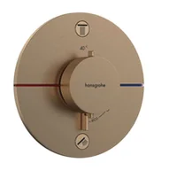 Baterie wannowe i prysznicowe - Hansgrohe ShowerSelect Comfort - Termostatyczna bateria podtynkowa do 2 odbiorników, brąz szczotkowany 15554140 - miniaturka - grafika 1