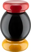 Młynki do soli i pieprzu - Młynek do przypraw Alessi ES18 czarny - miniaturka - grafika 1