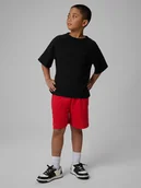 Spodnie i spodenki dla chłopców - 4F Spodenki dresowe chłopięce - czerwone 164 (13-14 lat) - miniaturka - grafika 1