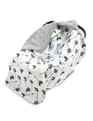 Śpiworki dla dzieci - La Millou Kocyk do fotelika samochodowego multi ( Boho Royal Arrows ) - miniaturka - grafika 1