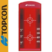 Sprzęt geodezyjny - Tarcza duża czerwona do czerwonych laserów z auto wpasowaniem TOPCON - miniaturka - grafika 1