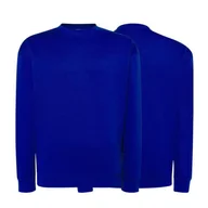 Moda i Uroda OUTLET - Bluza sweatshirt royal blue męska z logo na sercu nadrukiem logo firmy 290g 290 kolor RB bluza sweatshirt - miniaturka - grafika 1