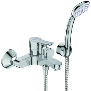 Ideal Standard Alpha - Bateria wannowa ścienna z akcesoriami, chrom BC676AA - Baterie wannowe i prysznicowe - miniaturka - grafika 1