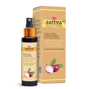 Sattva Scalp Tonic wcierka do włosów Curry Patta & Onion 100ml - Odżywki do włosów - miniaturka - grafika 1