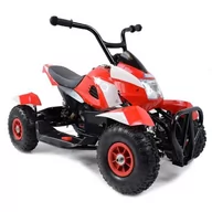 Pojazdy elektryczne dla dzieci - Import SUPER-TOYS WIELKI QUAD CZERWONY CQ-6688 - miniaturka - grafika 1