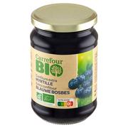 Zdrowa żywność - Carrefour Bio Ekologiczny dżem z czarnych borówek 360 g - miniaturka - grafika 1