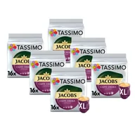 Kawa w kapsułkach i saszetkach - ZESTAW - Kapsułki Tassimo Jacobs Caffe Crema Intenso XL 6x16 szt. - miniaturka - grafika 1