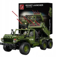 Klocki - KLOCKI Wóz Bojowy Pojazd Wojskowy Samochód AUTO Ciężarówka Wyrzutnia Rakiet - miniaturka - grafika 1