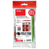 Wkręty - Kołki Duopower 6x50 mm z wkrętami 20 sztuk + 5 sztuk gratis - miniaturka - grafika 1