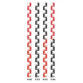 Inne urządzenia budowlane - Łata wodowskazowa do pomiaru zbiorników 2m - miniaturka - grafika 1