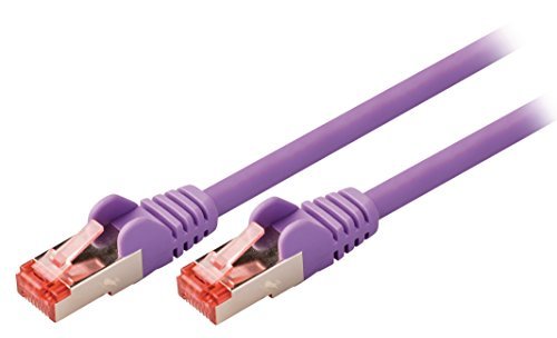 Valueline VLCP85221U05 - kabel sieciowy (0,5 m, Cat6, S/FTP (S-STP), RJ-45, RJ-45, fioletowy)