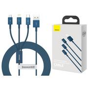 Kable USB - Baseus Kabel USB Micro USB/USB Typ-C/Lightning Superior Series 3w1 1.5 m CAMLTYS-03 - miniaturka - grafika 1