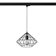 Lampy sufitowe - Lampa wisząca 3-fazowa do systemu szynowego UMBERTO MYL.00368 loft czarna - miniaturka - grafika 1
