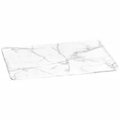 Dywaniki łazienkowe - Douceur d'intérieur Douceur dintérieur Dywanik antypoślizgowy MARBRE 45 x 75 cm kolor biały 6GMB501 - miniaturka - grafika 1