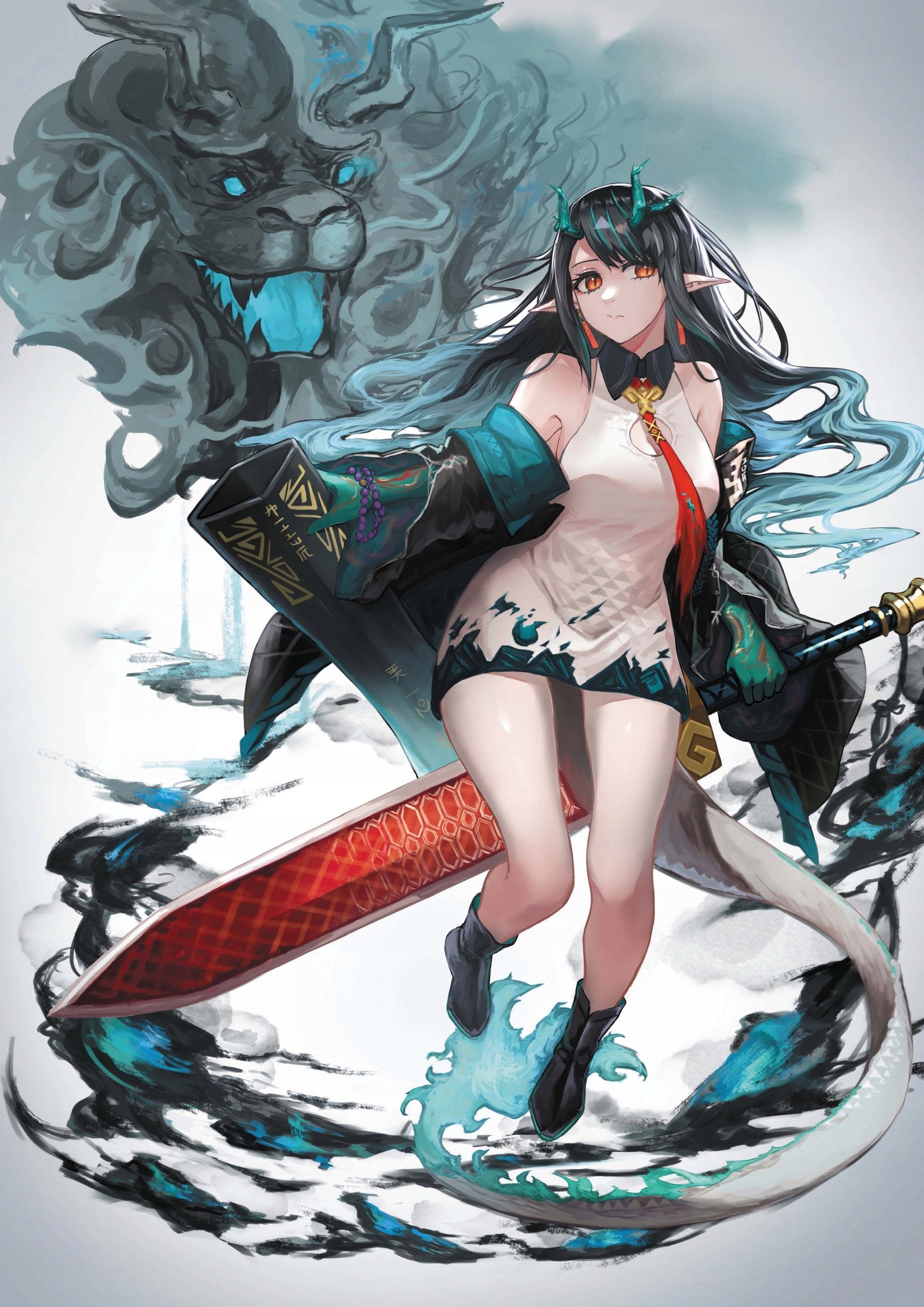 Plakat A1 gra anime Arknights