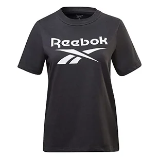 Reebok Damska koszulka z dużym logo tożsamości - Koszulki i topy damskie - miniaturka - grafika 1