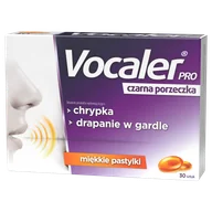 Przeziębienie i grypa - Vocaler Pro, czarna porzeczka, 30 pastylek do ssania - miniaturka - grafika 1