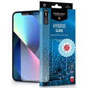 Szkła hartowane na telefon - MYSCREEN Szkło hybrydowe HybridGlass BacteriaFree do Apple iPhone 13/13 Pro - miniaturka - grafika 1