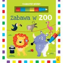 Flamaster wodny. Zabawa w zoo - Książki edukacyjne - miniaturka - grafika 2