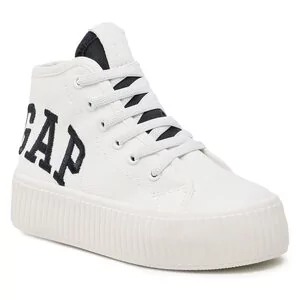 Trampki Gap - Jackson Mid Twl GAI501F6TYWHITGP White - Trampki damskie - miniaturka - grafika 1