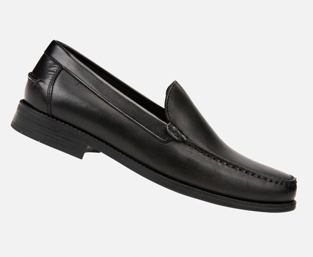 GEOX MOKASYNY MĘSKIE CZARNE ELEGANCKIE WSUWANE 41 16IA