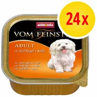 Mokra karma dla psów - Zestaw Animonda vom Feinsten Adult, 24 x 150 g - Drób z cielęciną - miniaturka - grafika 1