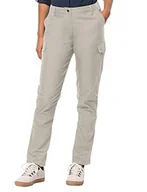 Spodnie damskie - Jack Wolfskin Damskie Spodnie Lakeside Trip Pants W Spodnie Rekreacyjne, Dusty Grey, 42 - miniaturka - grafika 1
