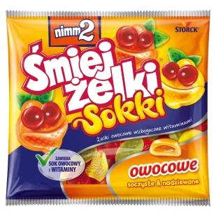 NIMM2 ŚMIEJŻELKI SOKKI 90G - Żelki - miniaturka - grafika 1