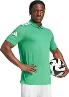 Koszulki męskie - Koszulka męska adidas Squadra 25 Polo zielona JY3416 S - miniaturka - grafika 1