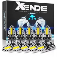 Żarówki samochodowe - Zestaw żarówek led w5w T10 Canbus 10xLED 12v Xende - miniaturka - grafika 1