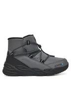 Buty dla chłopców - Skechers Śniegowce Turbo Tread 406385L CCBK Szary - miniaturka - grafika 1
