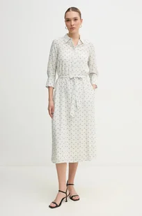 Joop! sukienka kolor biały midi prosta 30046630 - Sukienki - miniaturka - grafika 1