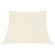 Parasole ogrodowe - vidaXL Żagiel przeciwsłoneczny, 160 g/m, kremowy, 3/4x3 m, HDPE 311214 - miniaturka - grafika 1