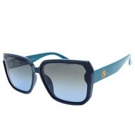 Okulary przeciwsłoneczne - Damskie okulary przeciwsłoneczne cieniowane - miniaturka - grafika 1