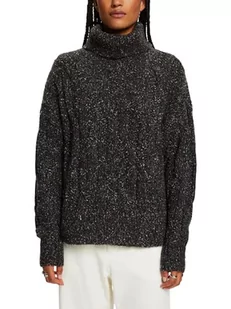 ESPRIT Sweter damski, 004/Black 4, L - Swetry damskie - miniaturka - grafika 1