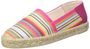 Geox Damskie sandały na koturnie Lampedusa Espadryle, Cyklamen wielokolorowy, 40 EU - Espadryle damskie - miniaturka - grafika 1