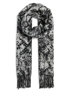 Pieces Szal w kolorze szarym - Apaszki i szaliki damskie - miniaturka - grafika 1