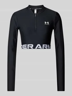 Bluzka krótka z długim rękawem i stójką model ‘HeatGear’ - Bluzki damskie - miniaturka - grafika 1
