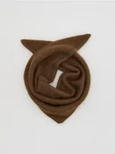 Czapki damskie - Reserved - Szal z wełną i kaszmirem - brązowy - miniaturka - grafika 1