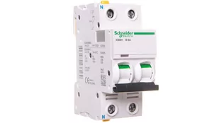 Schneider Electric Wyłącznik nadprądowy iC60H 1P B6 10KA A9F06606 - Bezpieczniki elektryczne - miniaturka - grafika 1