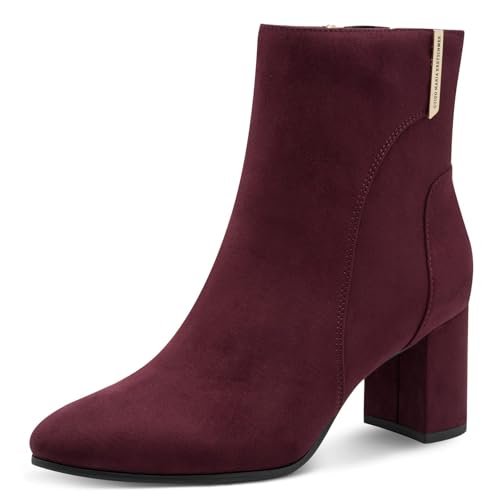 Marco Tozzi Damskie buty Guido Maria Kretschmer 2-85302-43, modne kozaki, Mulberry, 36 EU, Mulberry, 36 EU