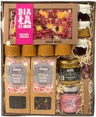 Zestawy upominkowe - Duży kosz prezentowy na dzień mamy naturalny box - miniaturka - grafika 1