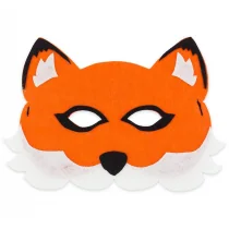 Maska filcowa lis 18.5x12cm - Godan - Dodatki do strojów karnawałowych - miniaturka - grafika 2