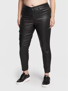 Calvin Klein Jeans Plus Spodnie materiałowe J20J217453 Czarny Skinny Fit - Spodnie damskie - miniaturka - grafika 1