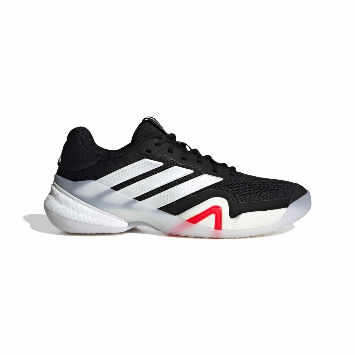 Męskie buty tenisowe adidas Barricade 14 Clay Tennis Shoes Core Black/Zero Met./Lucid Red EUR 42